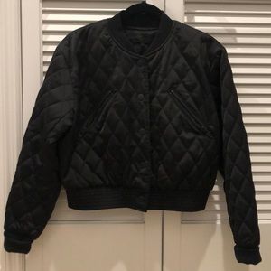 Kendall + Kylie Quilted Bomber Jacket